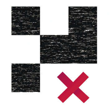 Abbildung eines falschen Datamatrix-Codes