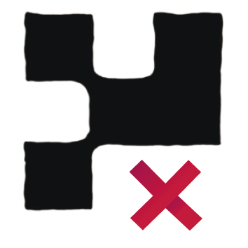 Abbildung eines falschen Datamatrix-Codes